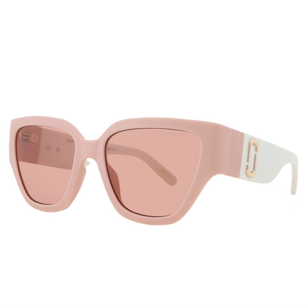 Marc Jacobs MARC 724/S Butterfly Frame Sunglasses NUDE PINK/WHITE